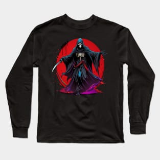 grim reaper skeleton Long Sleeve T-Shirt